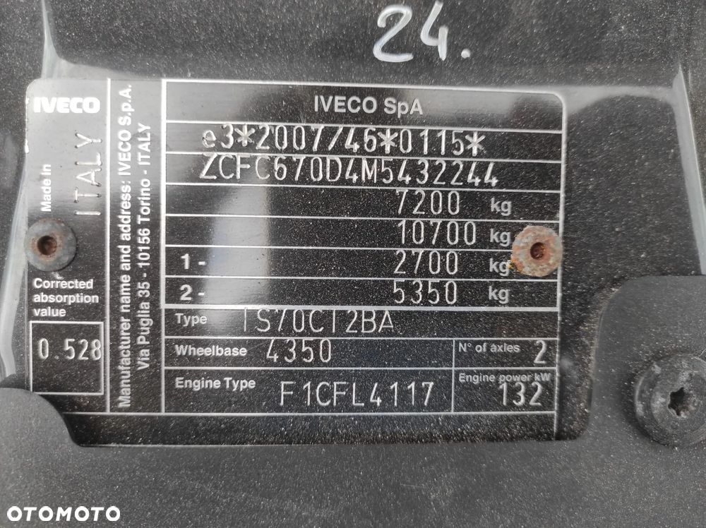 Iveco DAILY 70C18 CHŁODNIA - 24