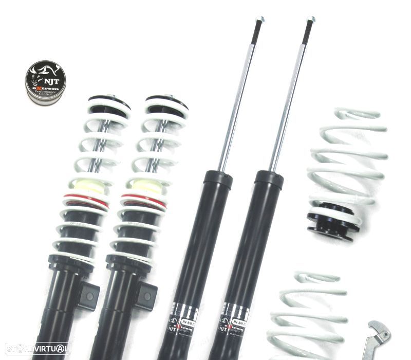 KIT SUSPENSÃO REGULÁVEL NJT EXTREM BMW E46 98-07 - 1