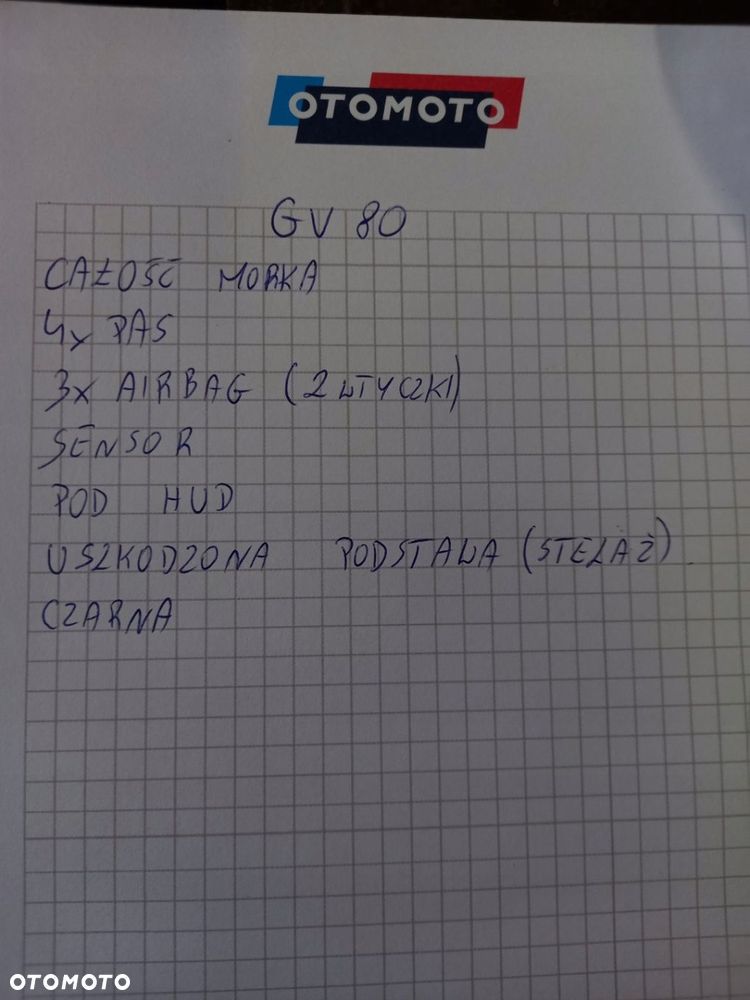 KONSOLA DESKA 3x airbag 4 PASY GENESIS GV70 - 5