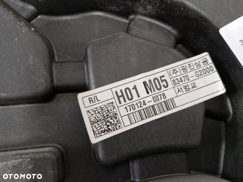 HYUNDAI IONIQ PODNOŚNIK MECHANIZM SZYBY LEWY TYŁ 2 PIN 83471-G2001 83450-G2000 - 3