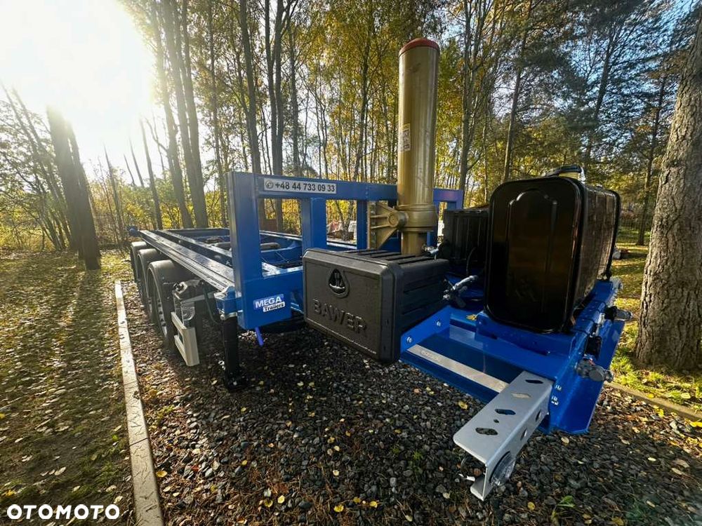 Inny MEGA TRAILERS - naczepa do przewozu kontenerów z wywrotem! z własną hydrauliką wywrotu! - 17
