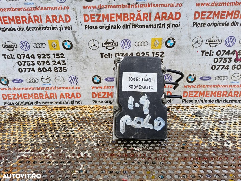 Modul ABS Vw Polo 9n cod 6q0907379aa skoda Fabia 1 seat ibiza cordoba unitate abs ecu calculator abs - 1