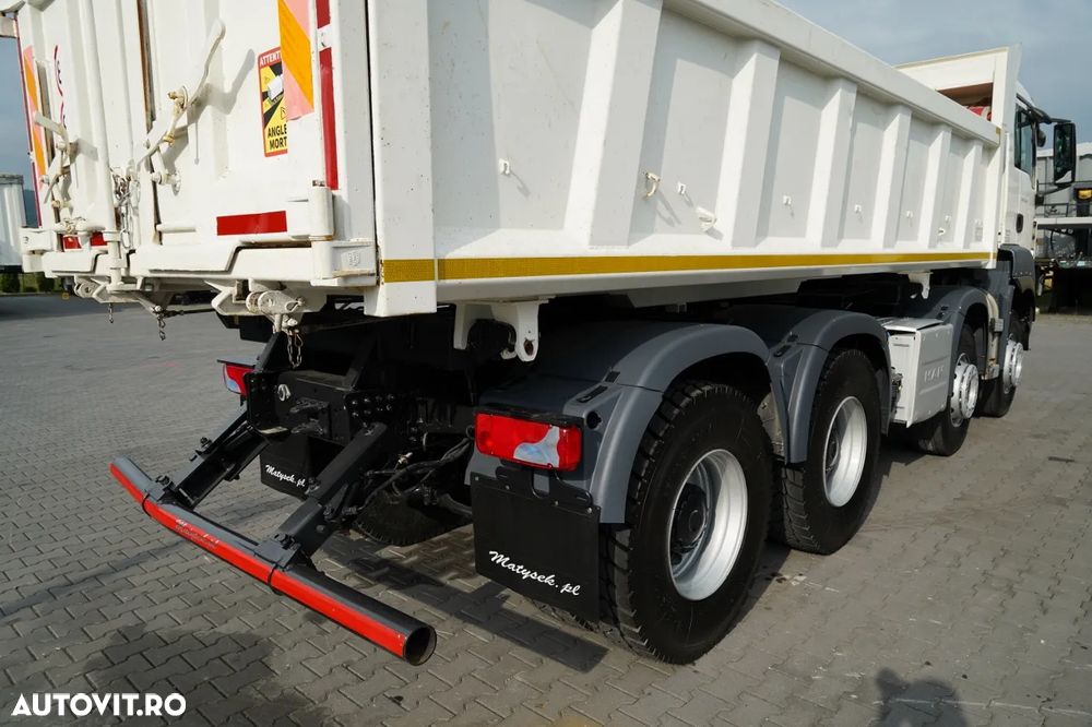 MAN TGS 35.480 / 8x4 / BASCULANTE / BORDMATIC / HYDROBOARD / ANVELOPE 100% / EURO 6 - 21