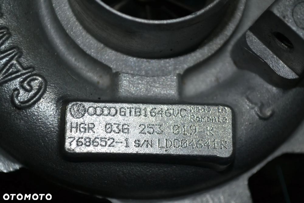 VW AUDI SEAT SKODA DODGE JEEP MITSUBISHI 2,0 TDI CRD TURBOSPRĘŻARKA TURBO 03G253019R - 7