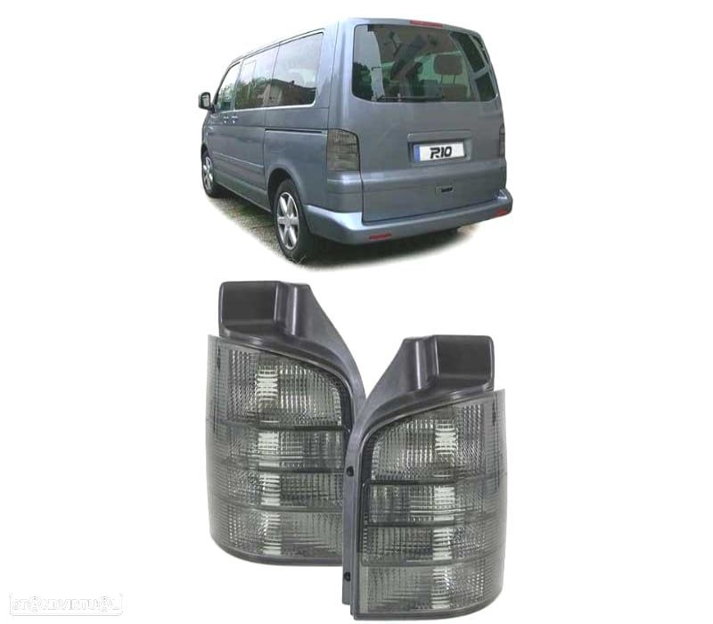 FAROLINS TRASEIROS PARA VOLKSWAGEN VW T5 1P 03-09 ESCURECIDOS - 1