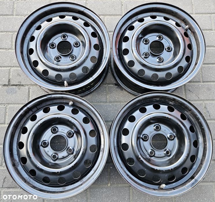 4x Felgi stalowe Kia / Hyundai 6.0 x 15 5x114,3 ET46 + TPMS OE [1189] - 1