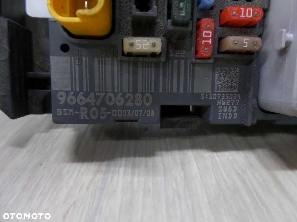 PEUGEOT CITROEN MODUL SKRZYNKA BSM R05 9664706280 S10735034 - 5