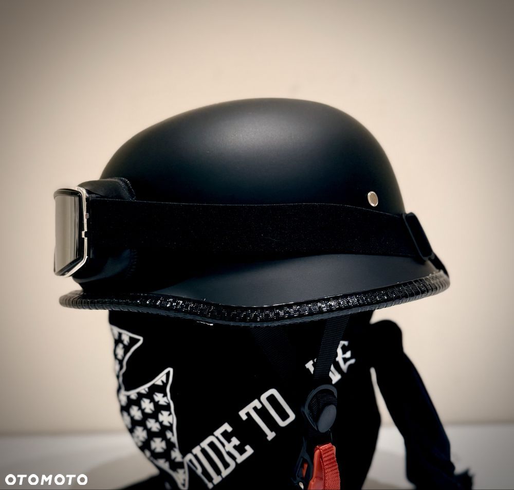 Kask czarny matowy german L - 5