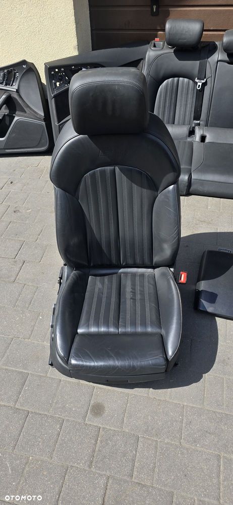 Fotele kanapy Audi A6 C7 lift S-Line skóra elektryczne - 9