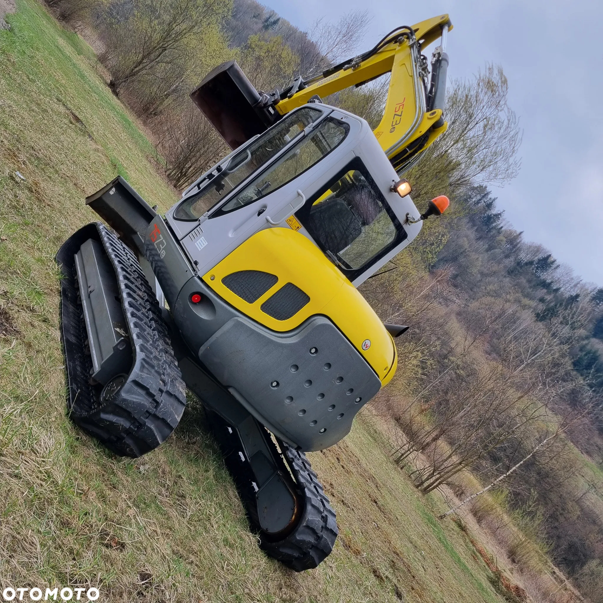 Wacker Neuson 8 ton Koparka Gąsienicowa 75Z3- komplet łyżek!- 2015r IMPORT NORWEGIA Klima jak Nowa - 12