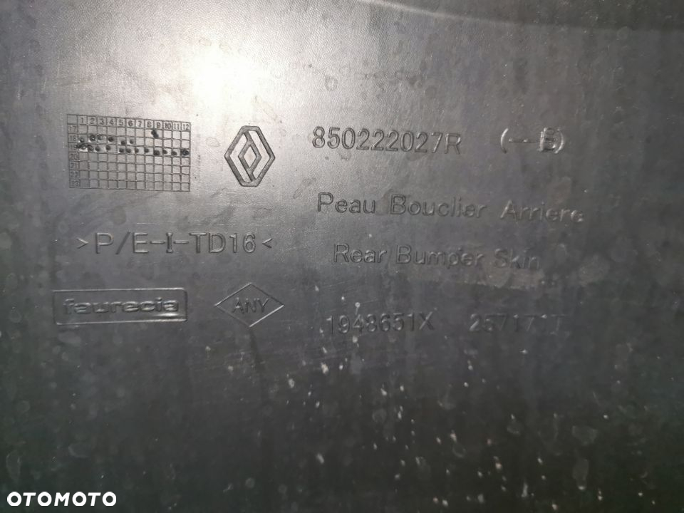 DACIA DUSTER II ZDERZAK TYŁ 6PDC 850222027R - 10