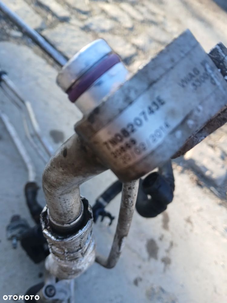 Sharan 7N Nagrzewnica tył Przewody klimatyzacji ogrzewania - 3