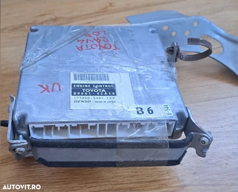 Pachet kit pornire calculator Ecu modul motor Denso compatibil cu Toyota Rav 4 II motor 2,0d d-4d 1cd-ftv - 2
