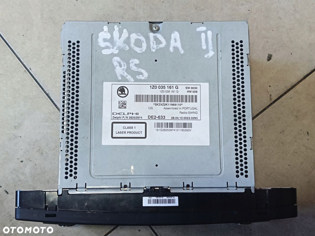 OCTAVIA II LIFT RS CD RADIO 1Z0035161G - 4