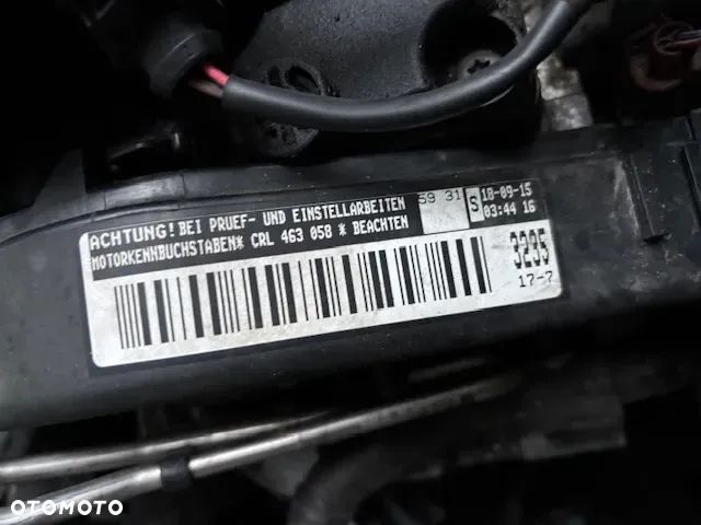 SILNIK GOŁY SŁUPEK CRLB 2.0 TDI VOLKSWAGEN PASSAT B8 GOLF AUDI A3 - 9