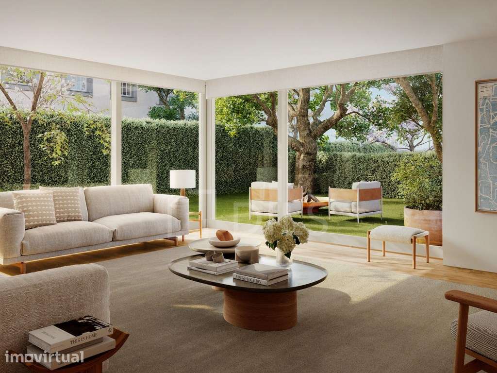 Moradia T5 com jardim em novo condomínio fechado na Foz Velha - Grande imagem: 3/43