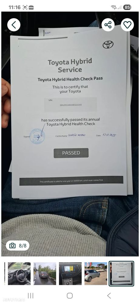 Toyota Auris 1.8 L VVT-i Hybrid Sol - 2