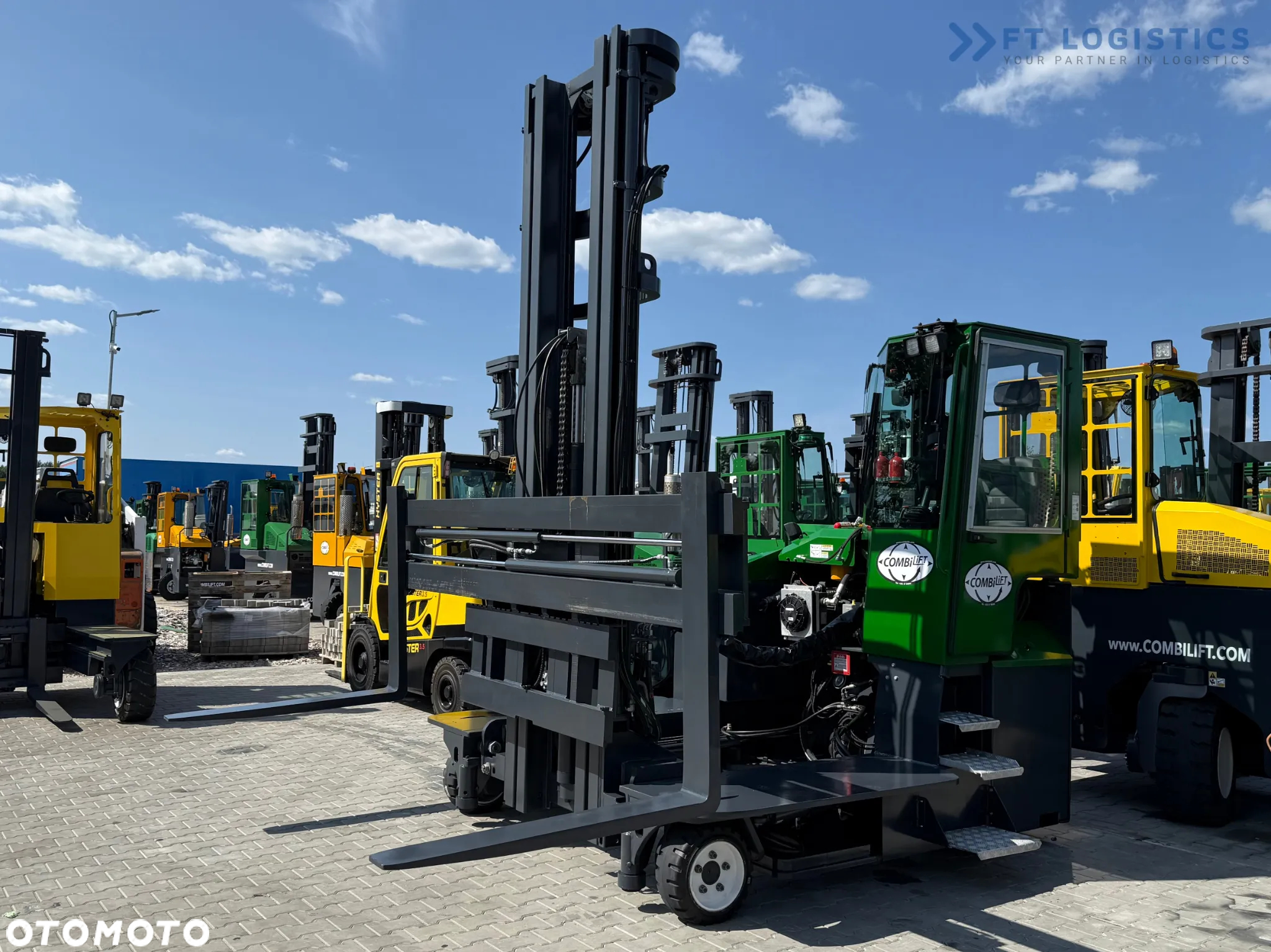 Combilift C5000E / ELEKTRYCZNY / TRIPLEX 8300MM / WOLNY SKOK / SZEROKI POZYCJONER / PRZESUW WIDEŁ / BATERIA JAK NOW - 16