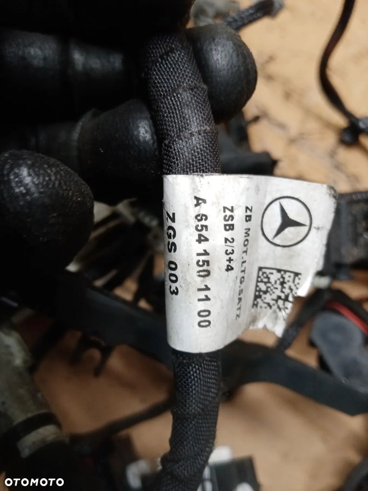 Wiązka instalacja silnika Mercedes E-Klasa W213 2.0 CDI A6541501100 A6541506500 - 8