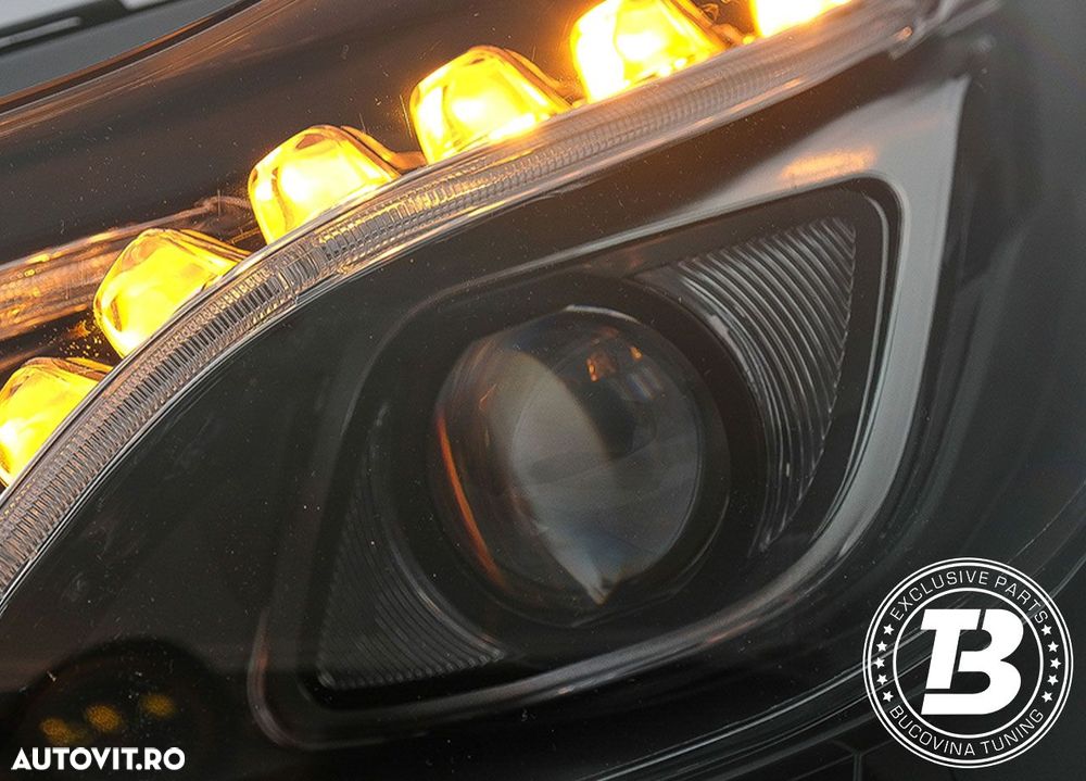 Faruri LED compatibile cu Mercedes E Class W212 Facelift - 9