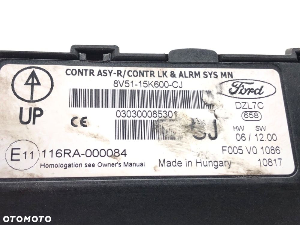 MODUŁ KOMFORTU - 45.00 PLN - FORD FIESTA VI (CB1, CCN) 2008 - 2022 1.4 TDCi 50 kW [68 KM] olej - 4