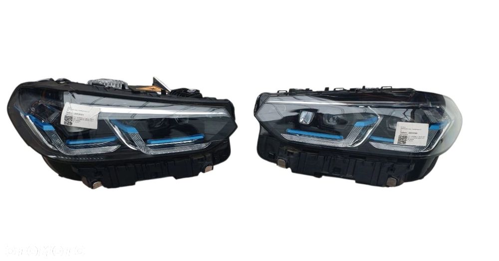 LAMPY KOMPLET LEWA PRAWA LASER BMW X3 G01 X4 G02 5A29217 5A29218 - 2