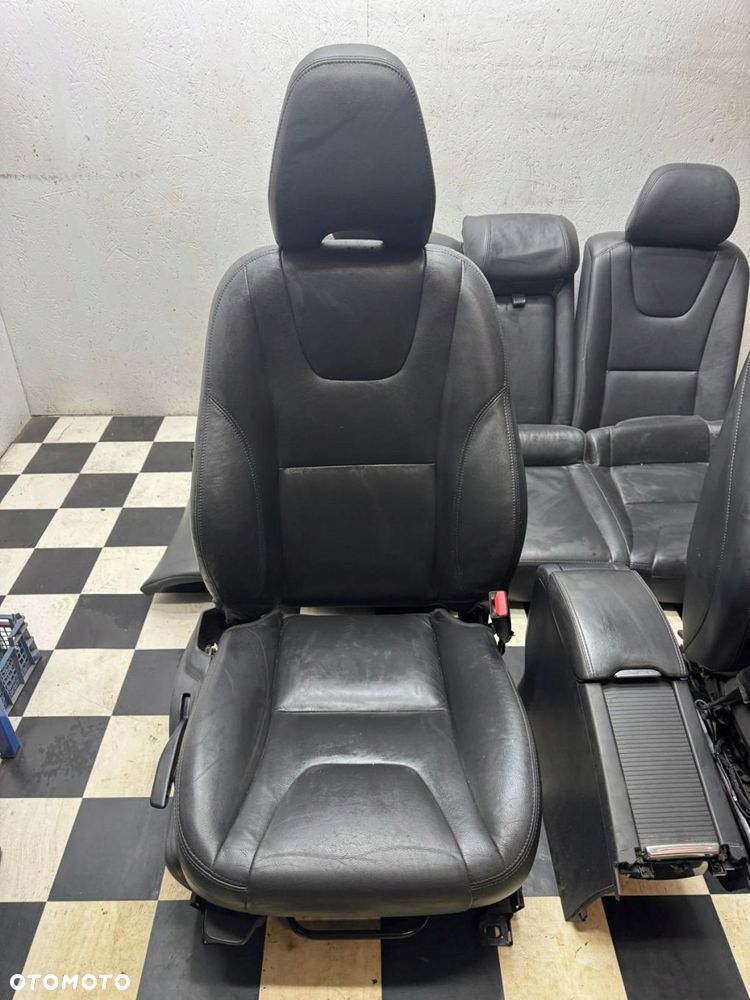 fotel lewy prawy fotele kanapa tył volvo s60 ii 2011-2018 skóra - 5