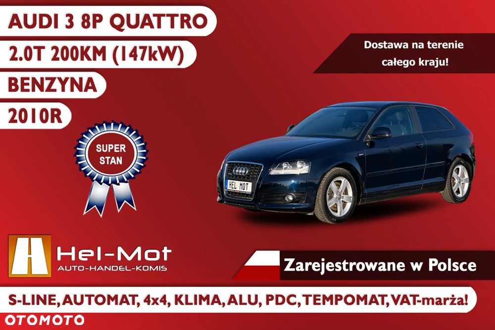 Audi A3 3-drzwiowe 2.0 TFSI Quattro Ambition S tronic - 4