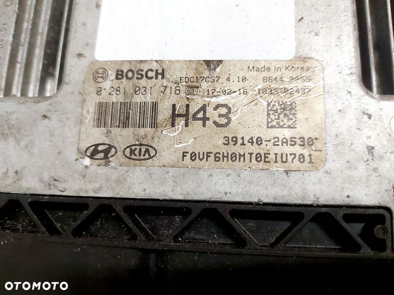 hyundai i40 1.7 crdi sterownik komputer silnika ecu 39140-2a530 - 3