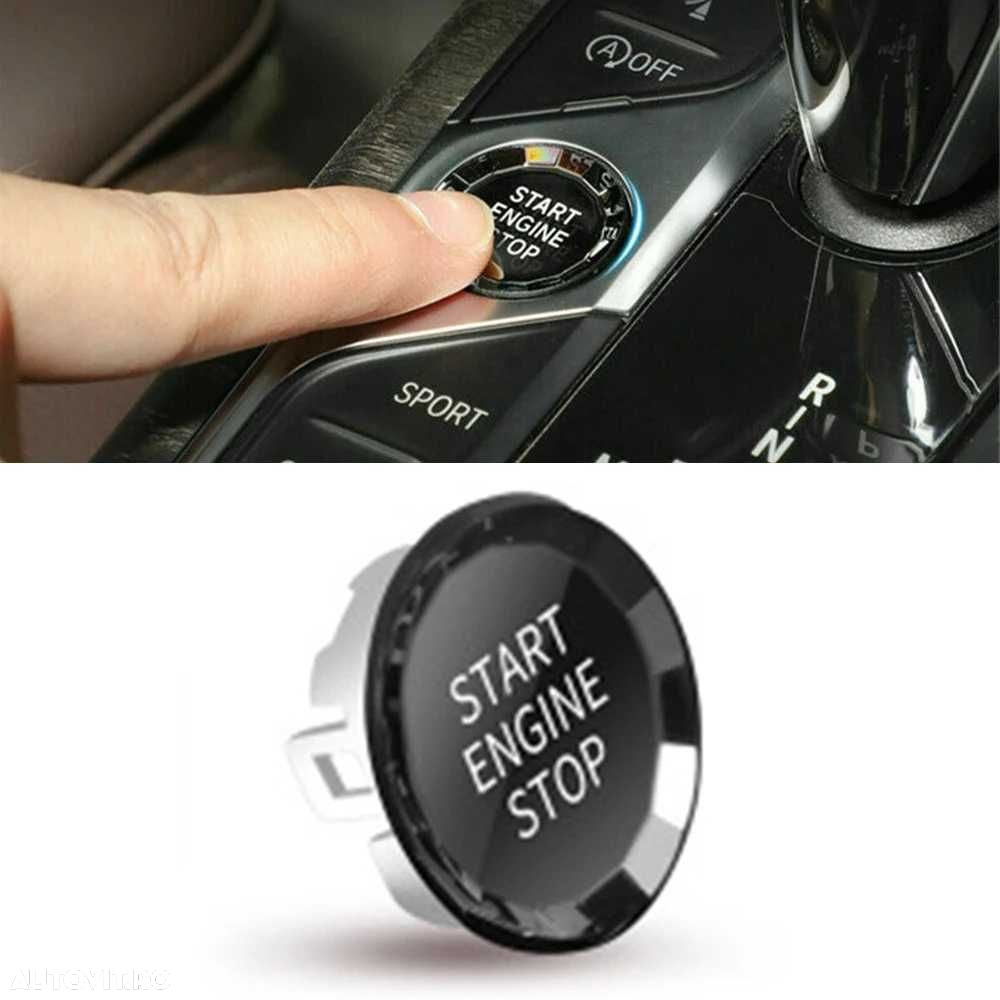 Buton Pornire Start Stop Cristal BMW Seria G, G20 G05 G06 G07 14 15 22 - 2