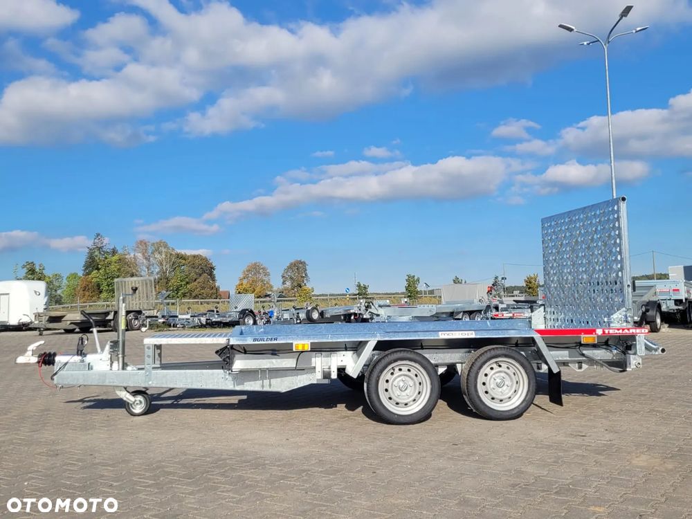 TEMARED Dostawa przyczepa koparkowa, budowlanka, pod sprzęt budowlany 300x150cm DMC2700kg Z TRAPEM - 17