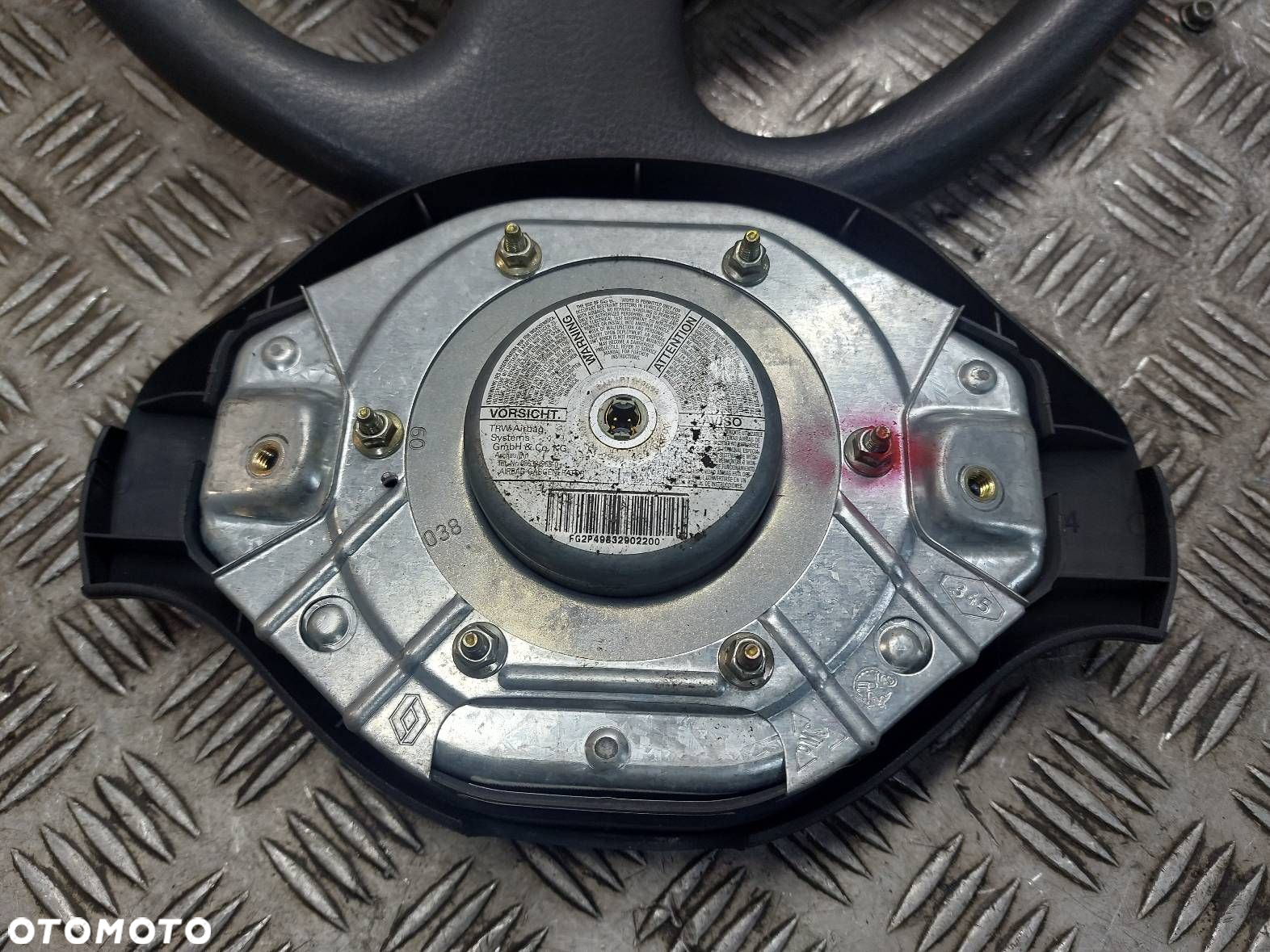 KIEROWNICA + PODUSZKA RENAULT CLIO II 7700849834 7700433028 - 6