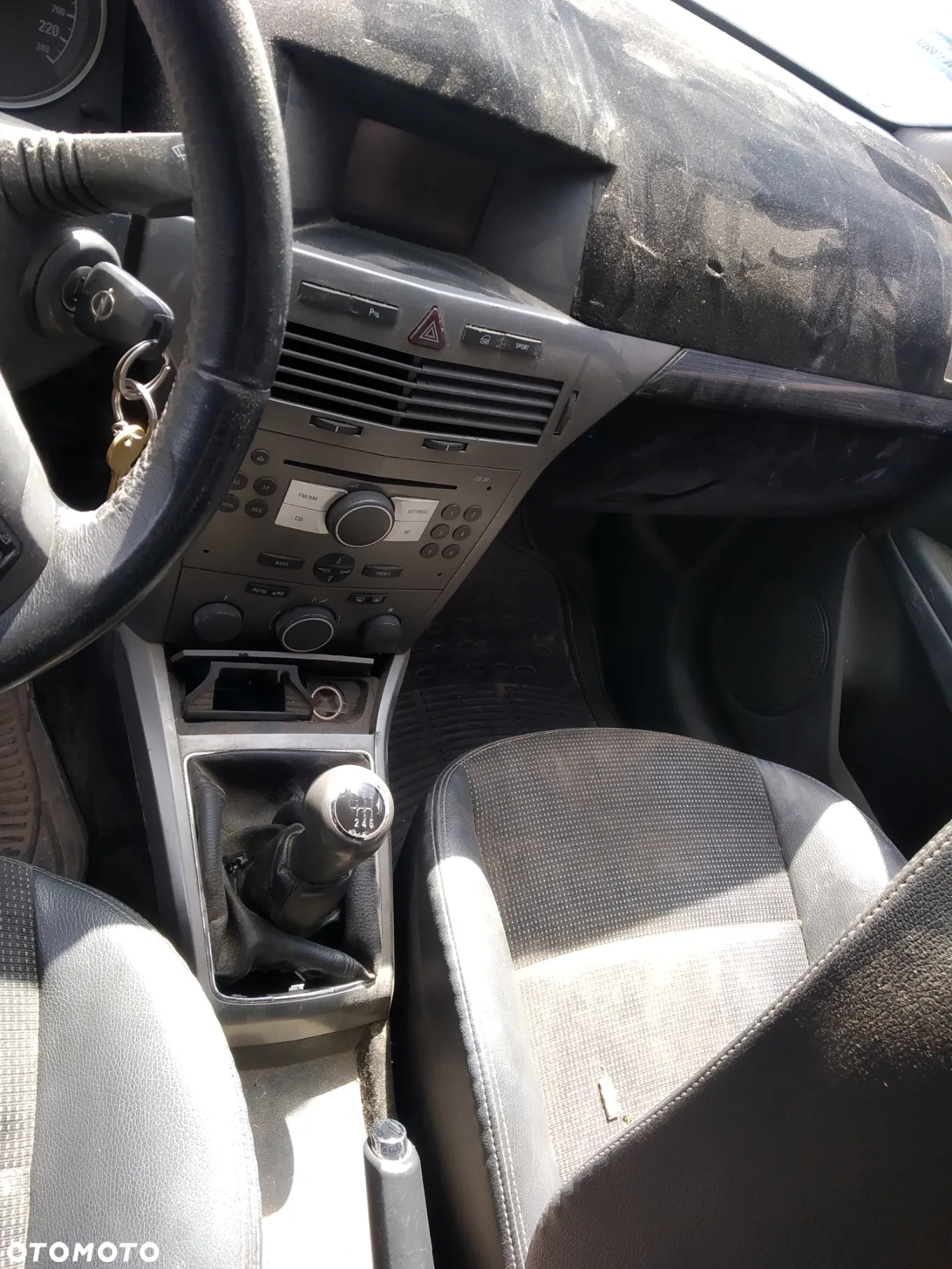 OPEL ASTRA H III GTC 1.9 CDTI Z19DTH 04-06 - GALKA ZMIANY BIEGÓW Z MIESZKIEM - 32