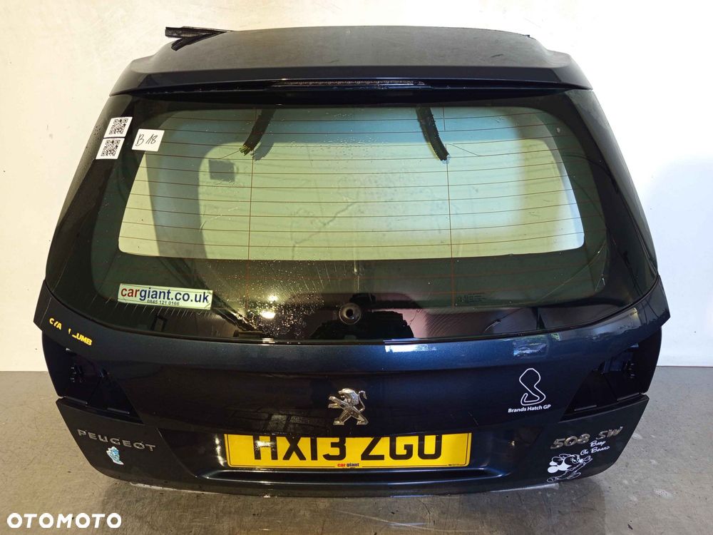 + KLAPA TYŁ TYLNA BAGAŻNIKA DO PEUGEOT 508 I SW KOMBI KGNC GRANAT GRANATOWA - 1