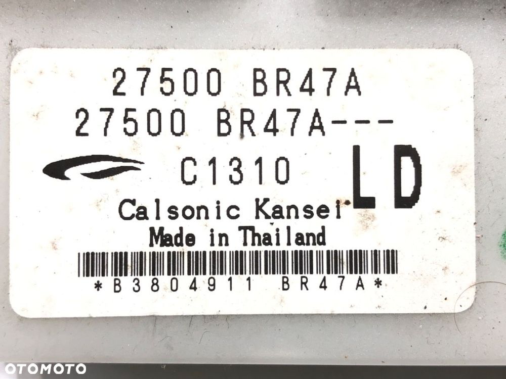 PANEL STEROWANIA NAWIEWU  NISSAN QASHQAI / QASHQAI +2 I (J10, NJ10, JJ10E) 2006 - 2014 2.0 dCi 110 - 4