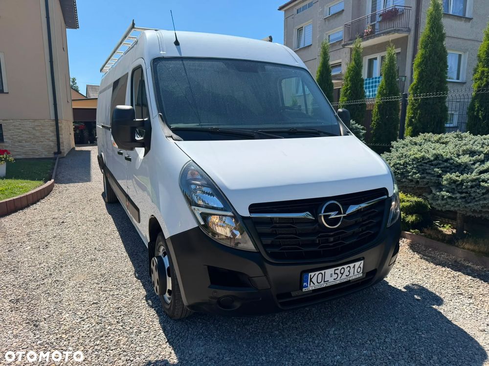 Opel Movano L4H2 Na bliźniaku HAK Bagażnik dachowy + drabinka Klima Tempomat Czujniki Kamera cofania Holenderka - 4