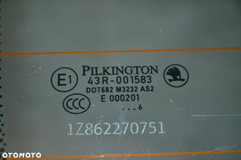 SKODA OCTAVIA II KOMBI SZYBA KLAPY BAGAŻNIKA PILKINGTON 2006 ROK POMORSKIE - 3