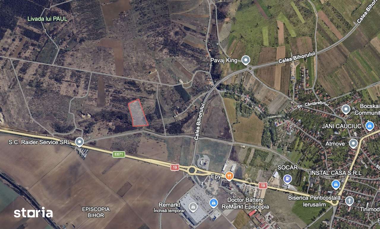 Teren 10233 mp extravilan Episcopia Oradea - Imagine principală: 4/5
