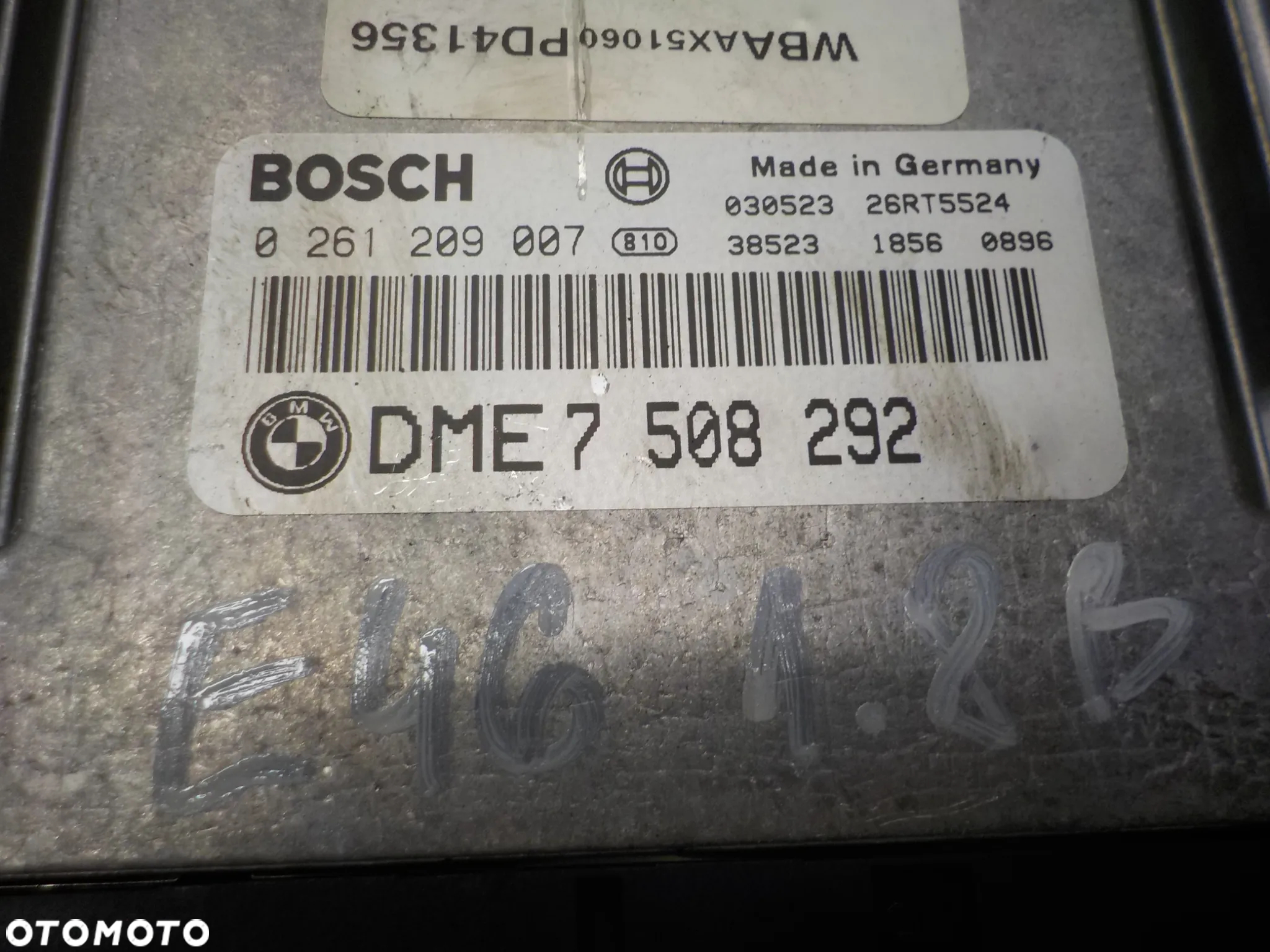 BMW E46 316 318 KOMPUTER SILNIKA 7508292 - 2