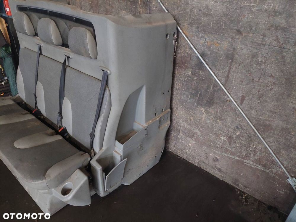 FOTEL PASAŻERA DWÓJKA + FOTELE KANAPA ŁAWKA ZABUDOWA RENAULT TRAFIC II - 9