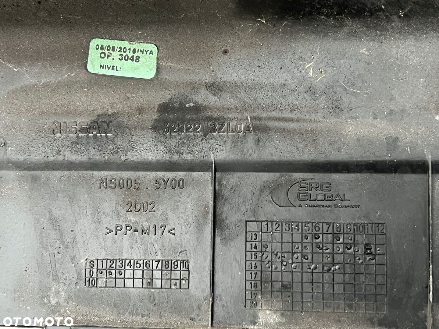 OSŁONA PASA PRZEDNIEGO NAKŁADKA NISSAN PULSAR 14-18 62322 3ZL0A - 9