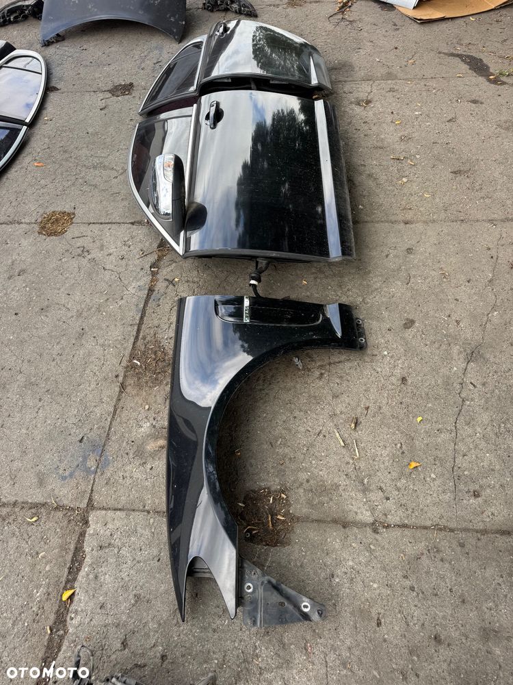 Jaguar FX PEF czarny zderzak przód maska lampa prawa lewa pas przedni z chłodnicami drzwi prawe lewe przednie tylnie przód tył lampa prawa lewa  filtr powietrza błotnik prawy lewy - 6