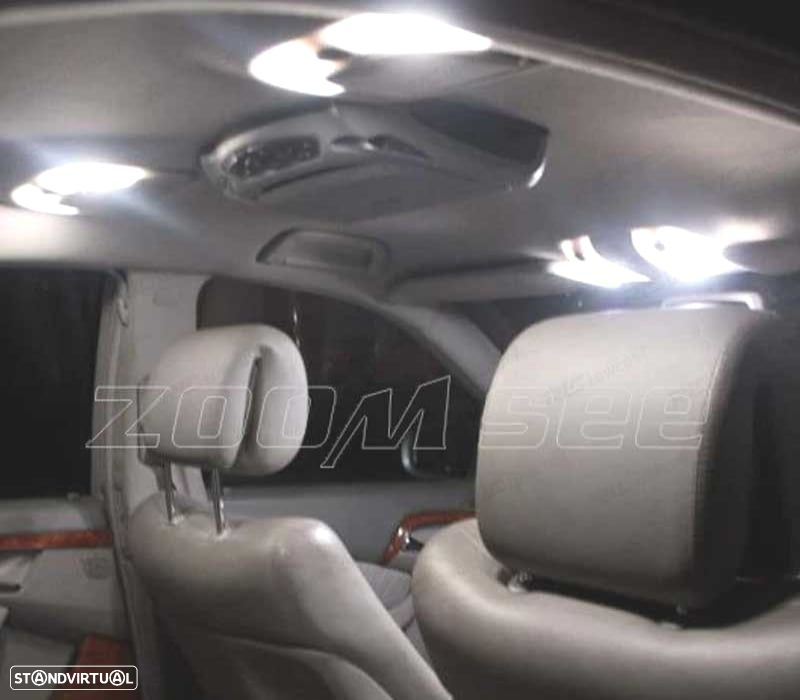 KIT COMPLETO DE 23 LÂMPADAS LED INTERIOR PARA MERCEDES E CLASE W212 SEDAN COUPE CONVERTIBLE 09-15 - 4