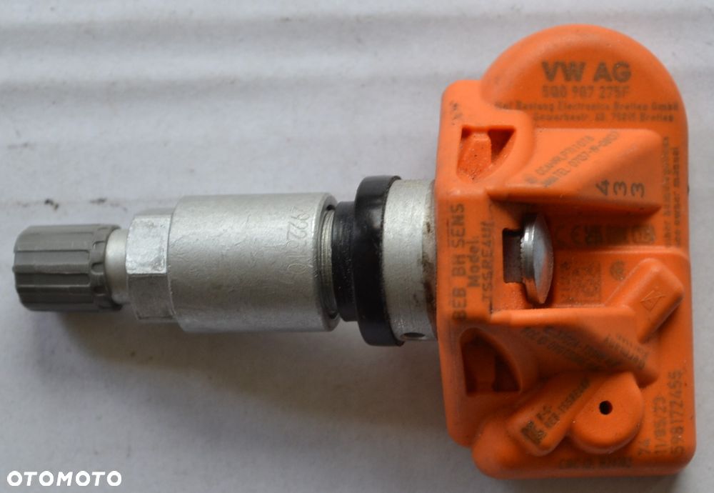 CZUJNIKI CIŚNIENIA TPMS OEM VW SKODA AUDI 5Q0907275F x1szt C-376 - 4