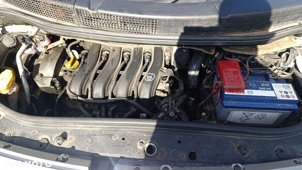 36348 Renault Scenic 2 model od 02-06 (06-09 lift) silnik 1.6 16V K4M764 - 1
