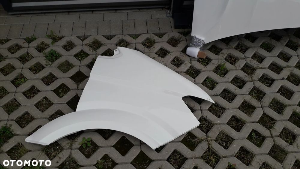 Maska błotniki zderzak chłodnice lampy   przód pas belka Man TGE Crafter 7C  biały biała - 2