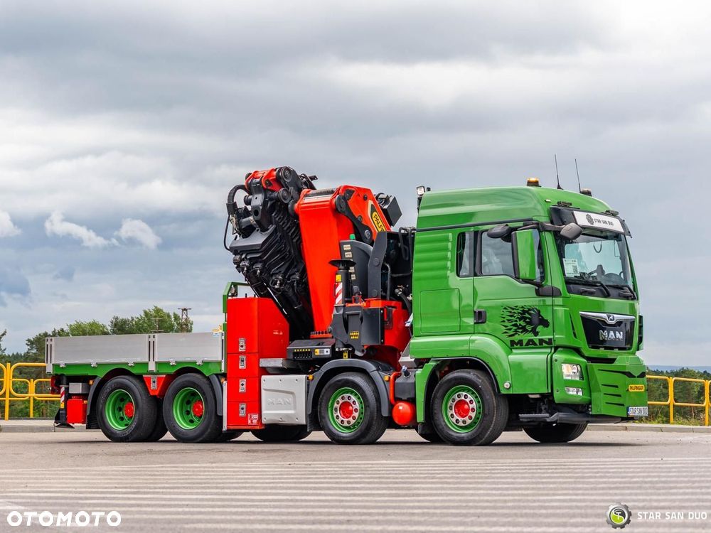 MAN TGS 35.500 8x4 Palfinger PK 135.002 TEC HDS Żuraw Wciagarka - 7