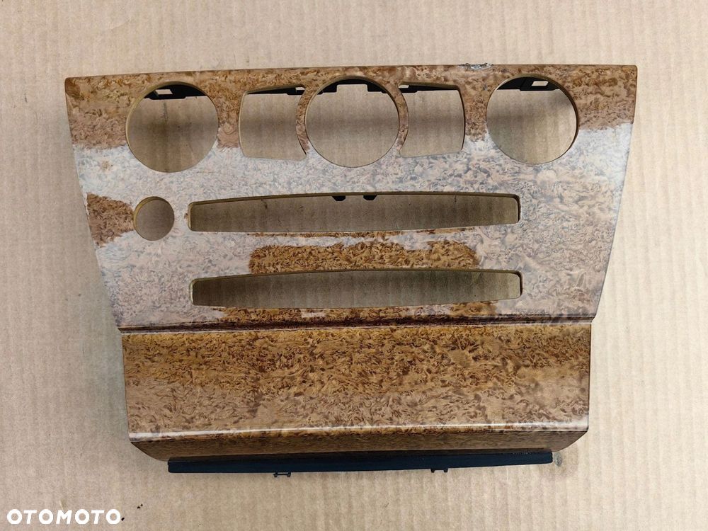 Dekor ramka radia panelu drewno BMW 6 e63 e64 528506 oryginalna - 2