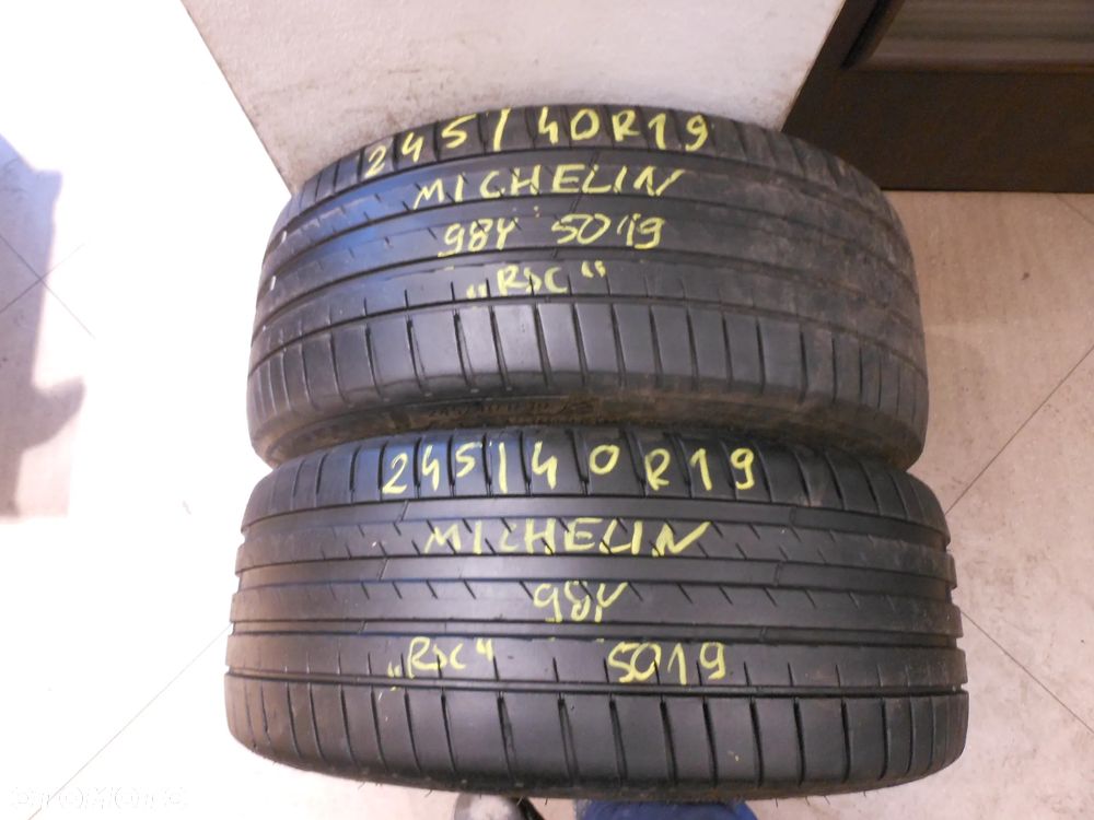 Opony 245/40r19 michelin pilot sport 4 ZP RSC 6mm lato para - 1