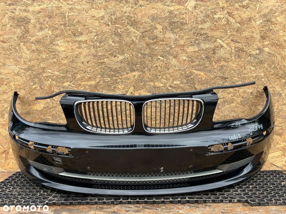 BMW E87 668/9 ZDERZAK PRZÓD  PRZEDNI  HALOGEN GRILL NERKI KOMPLET  7166462 - 1